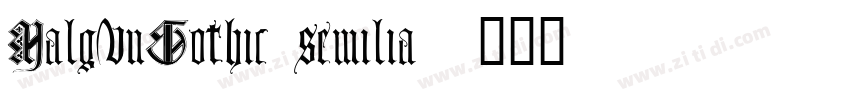 MalgunGothic semilia字体转换